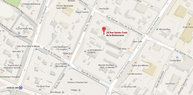 Plan de Studio M Paris